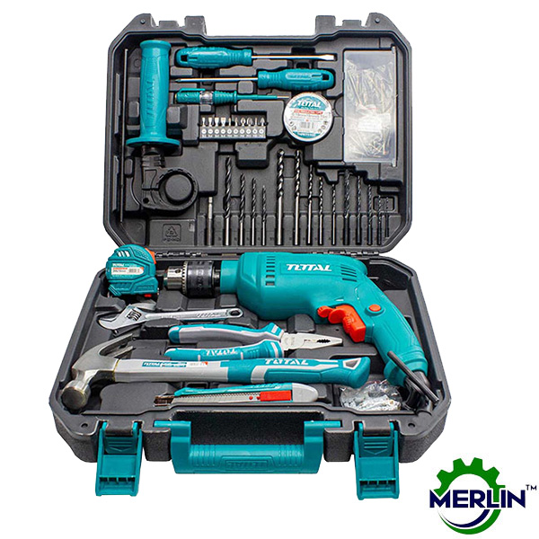 TOTAL 115 pcs 680w Drill Kit